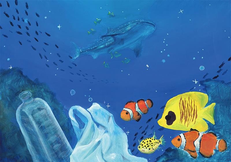 特別賞 大阪海上保安監部長賞 【好奇心】 守口市立庭窪中学校3年 津川 佳穂