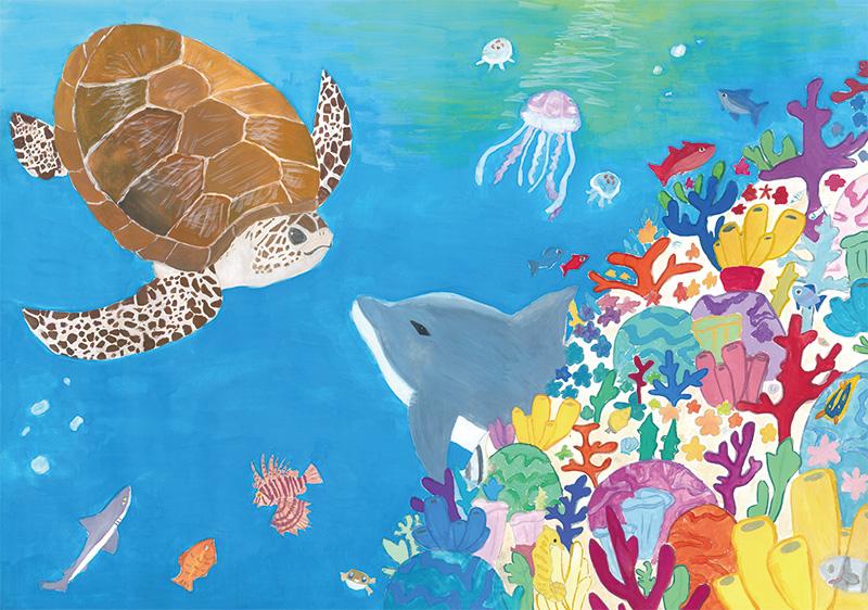 銅賞 近畿海事広報協会会長賞 【海の夢】 海南市立下津第一中学校2年 松江 果都