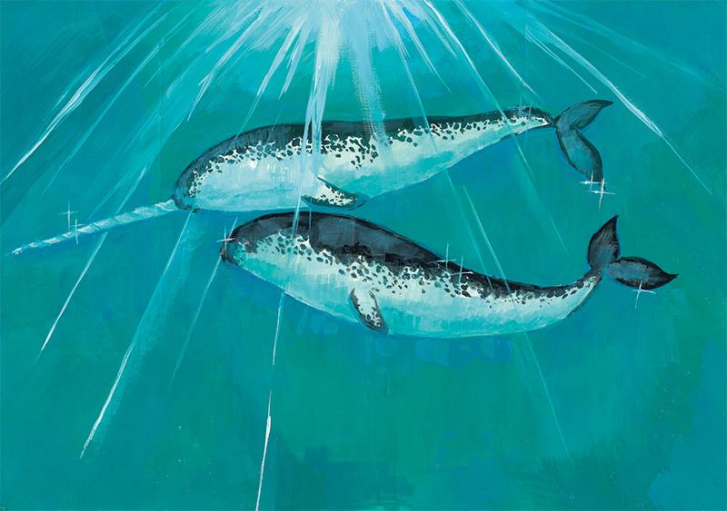 銅賞 近畿海事広報協会会長賞 【冷たい海】 大阪市立東中学校1年 横田 虹湖