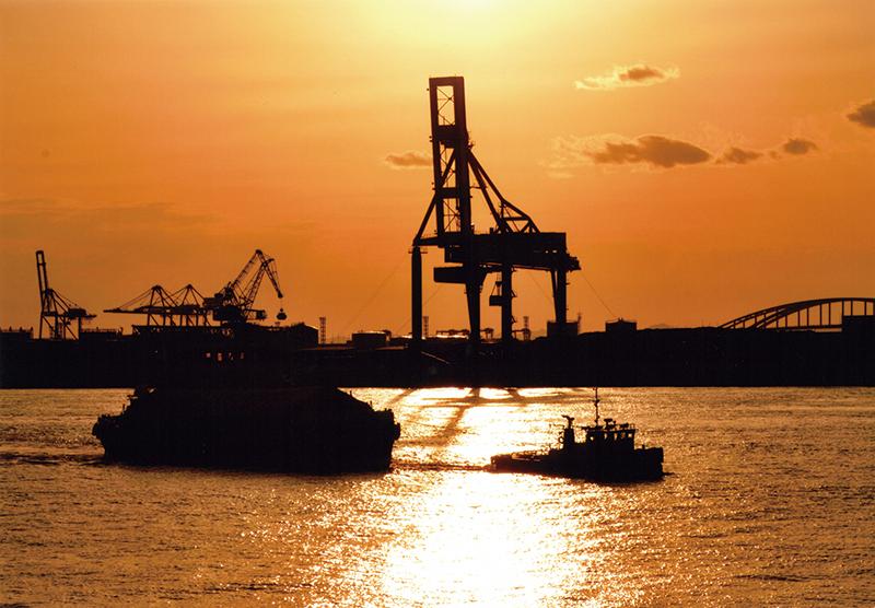 特選 大阪市長賞 【曳船】 大阪府 下農 昭夫